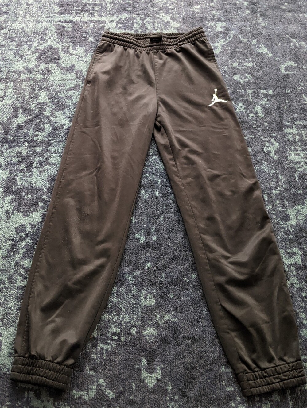 Jordan Kids Black Joggers with White Jumpman